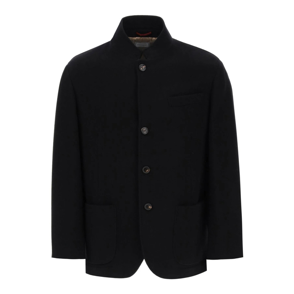 NWT $5200 - CURRENT Brunello Cucinelli Blazer Jacket - 100% Cashmere - M - Black
